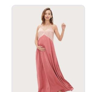 Hatch- the Nala Elegant Pink Maternity Dress